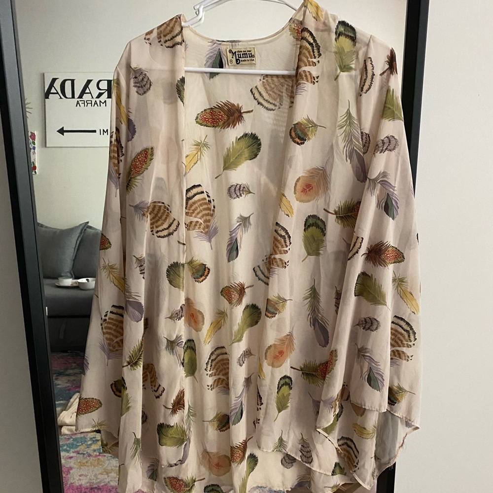 Show Me Your MuMu Feather Kimono